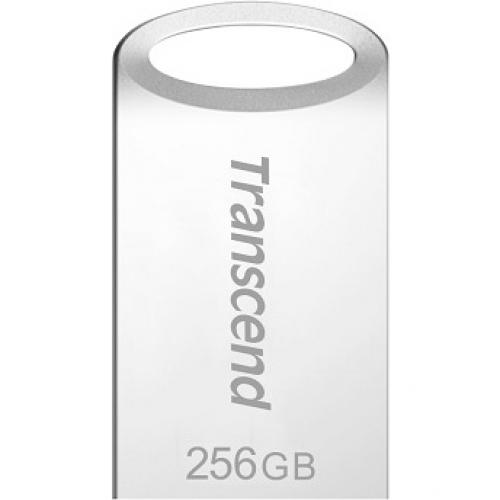 Transcend TS256GJF710S USB記憶装置 JetFlash 710 USB3.1 Gen1 (USB 5Gbps) USB Type-A 256GB しろがね色