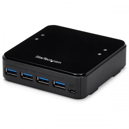 StarTech.com HBS304A24A 4x4対応USB3.0周辺機器共有スイッチ4台のコンピュータから4口の周辺機器にアクセスPC4台共有USB3.0切替器Mac/Windows/Linux対応 13,342円