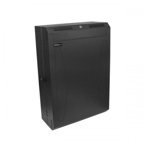 StarTech.com RK630WALVS 19inサーヴァー仕合わせ/省間隔文字飾りつけ縦型手合い/6U鍵付き添い人網状組織押し入れ/耐荷重90kg/奥ふかさ76珊