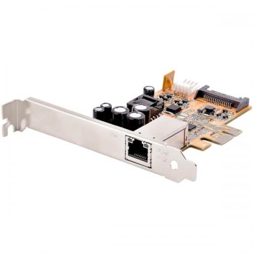 StarTech.com ST1000PEXPSE ネットワークアダプターカード/PCIExpressx1/1ポート/2.5Gbps/30W802.3atPoE/Windows&amp;Linux/PCIeギガビットイーサネットNIC/RJ45増設有線LAN給電｜ISダイレクト店