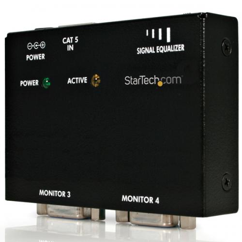 StarTech.com ST121R VGAディスプレイエクステンダー用受信機Cat5ケーブル以上を使用VGAビデオ延長器用リモートレシーバ送信機(ST1214TまたはST1218T)とセットで使用|ISダイレクト店