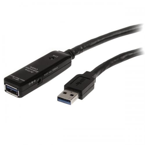 StarTech.com USB3AAEXT5M USB3.0アクティブリピーターケーブル5mType-A(牡)-Type-A(刃針)