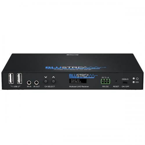 ADTECHNO IP250UHD-RX Dante相応うマルチ役をつけるUHD 受信システム