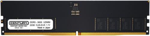 世紀マイクロ CB32G-D5U5600 事務机とっ始め用 パソコン5-44800/DDR5-5600 288pin Unbuffered_Non-ECC_DIMM 2Rank 1.1v 32GB 日本製