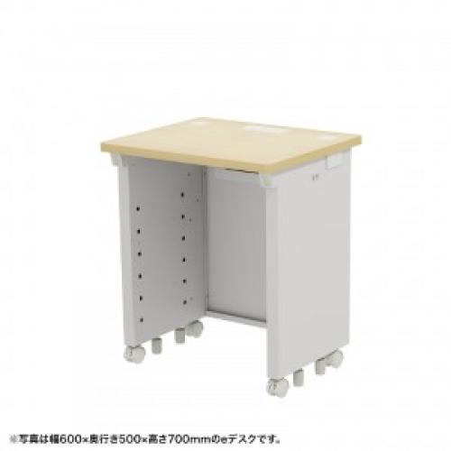 サンワサプライ ED-SK6050LM72 eデスク（薄い木目） W600&times;D500&times;H720【受注生産品】｜ISダイレクト店