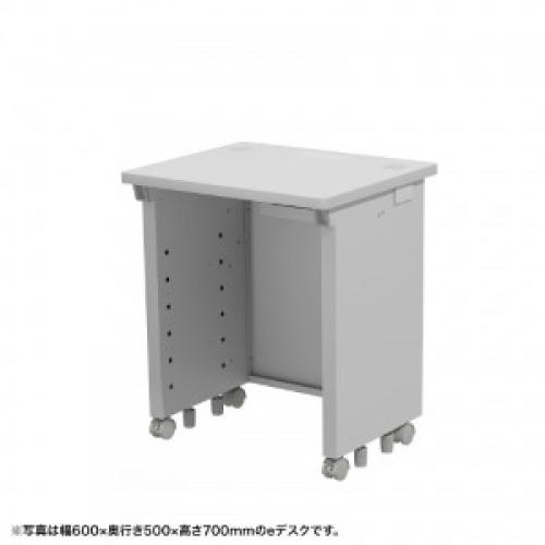 サンワサプライ ED-SK6550GY72 eデスク(グレー) W650×D500×H720【受注生産品】|ISダイレクト店