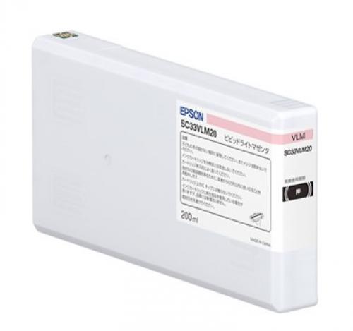 EPSON SC33VLM20 SureColor用 インキ薬莢/ビビッドライトマゼンタ（200ml）