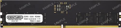 世紀マイクロ CB16G-D5RE520281 サーヴァー用 パソコン5-41600/DDR5-5200 288pin Registered_ECC_DIMM 1Rank x8 1.1v 16GB 日本製