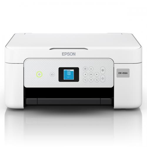 EPSON EW-456A A4カラーインクジェット複合機/Colorio/4色/無線LAN/Wi-Fi Direct/両面/1.44型液晶