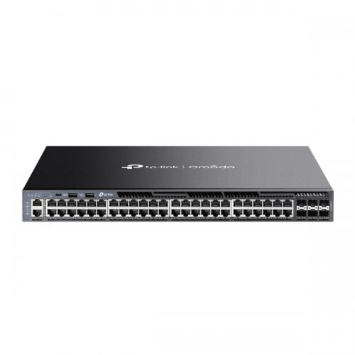 TP-LINK SG6654X(UN) Omada ギガビットポート×48 10G SFP+拡張スロット×6 スタッカブルL3マネージスイッチ
