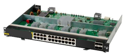 HPE S1T83A HPE Aruba Networking CX 6400 24 Smart Rate 1/2.5/5/10G Class8 PoE 4SFP56 v2 Module