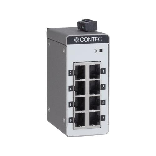 CONTEC SH-8008F-2 組込み用PoEスイッチングHUB 100M 8界面
