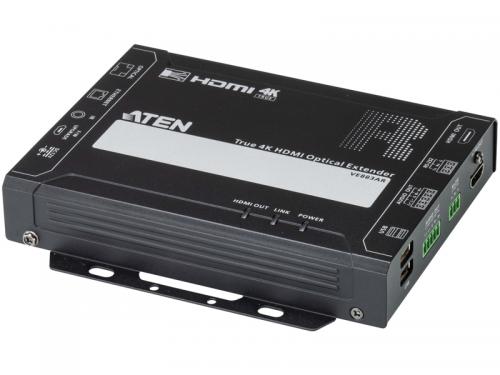 ATEN VE883ARK2 グラスファイバーHDMIエクステンダー（True 4K相応う） シングル流行り物 受信システム