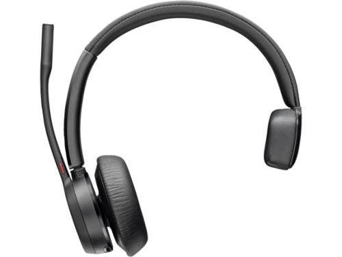 日本HP 77Y92AA Poly Voyager 4310 USB-Aドングル付 チャージスタンド付 片耳 ワイヤレスモデル ノイズキャンセリングマイク搭載