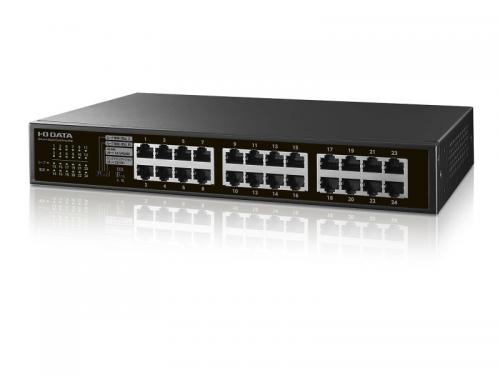 I-O DATA ETG-ESH24LM L2ライトマネージスイッチングハブ 24界面
