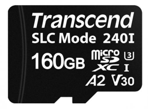 トランセンド TS160GUSD240I 法人向けお役目用加工用インダストリアル生産物 160GB microSD SLC ModeWide-Temp. UHS-IV30 A2 TLC