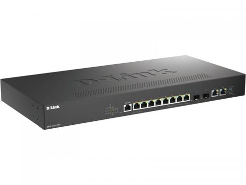 D-Link(ディーリンク) DMS-1250-12TP/A1 DMS-1250-12TP マルチギガL2スマートマネージドスイッチ、PoE+(Max240W給電)、10/100/1000/2.5G BASE-T×8、100/1000/2.5G/5G/10G BASE-T×2、10G SFP+×2、LLW引きうける
