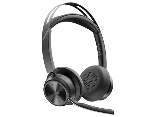 日本HP 9T9J4AA#AC3 Poly Voyager Focus 2 USB-Cドングル付 +USB-A 変換アダプタ付 両耳 ワイヤレスモデル ノイズキャンセリングマイク搭載 Microsoft Teams認定モデル