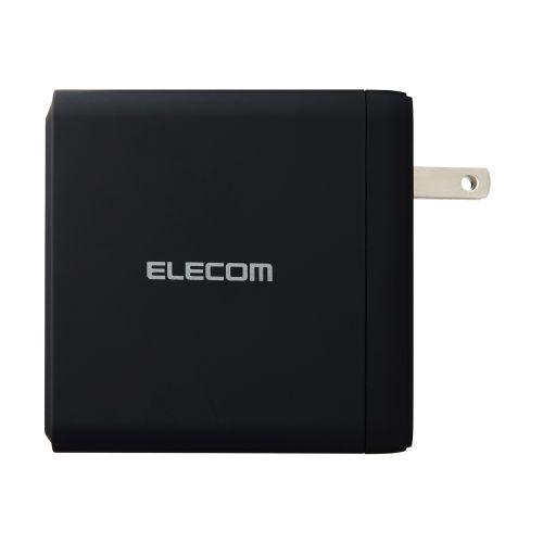ELECOM MPA-ACCP96140BK AC充電器/USB充電器/USB PD対応/140W/USB-C&times;2/USB-A&times;1/スイングプラグ/ブラック｜ISダイレクト店