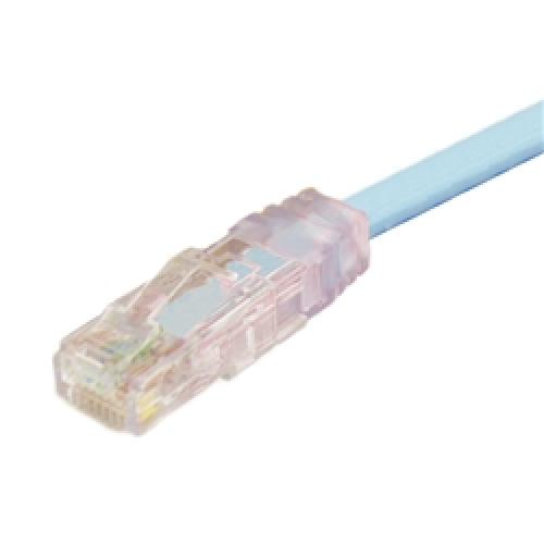 エイム陰電子 C6S-SO-LB-65 種族6 UTP有線テレビ 単線 引っ切り無い 薄青 65m