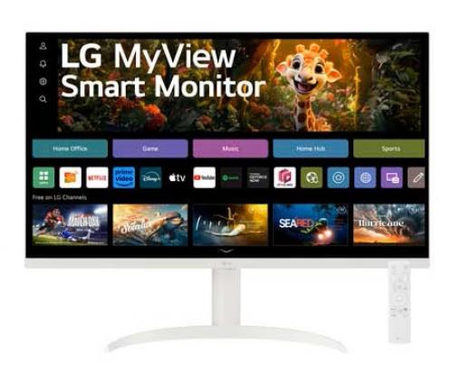 LG スマートモニター 32SR73U-W 32