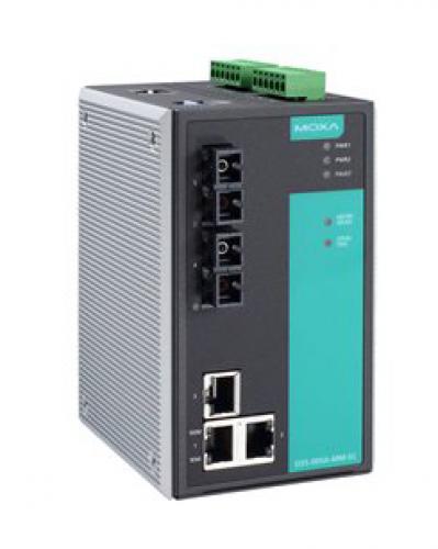 MOXA EDS-505A-MM-SC マネージドスイッチ、3xRJ45 2xマルチSC|ISダイレクト店