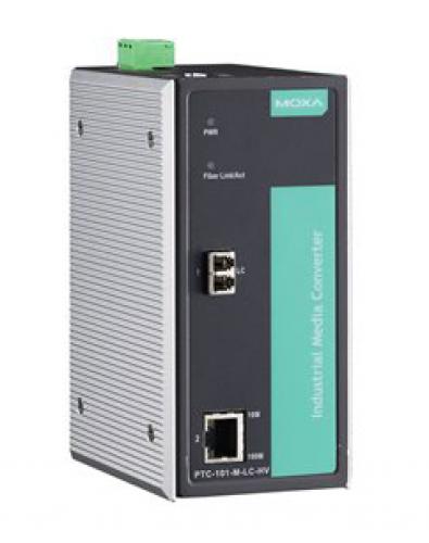 MOXA PTC-101-M-LC-HV 加工用IEC 61850/EN50155イーサネット⇒ファイバーメディアコンバータ/マルチ流行り物LC繋ぎ/1アイソレートワット数