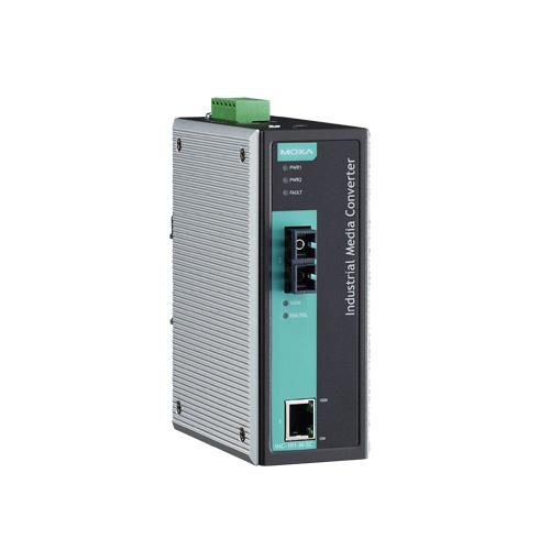 MOXA PTC-101-S-ST-HV 加工用IEC 61850/EN50155イーサネット⇒ファイバーメディアコンバータ/シングル流行り物ST繋ぎ/1アイソレートワット数