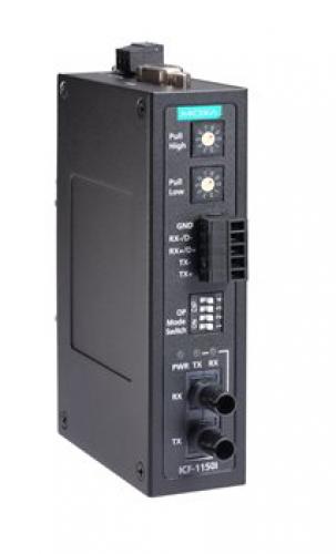 MOXA ICF-1150I-M-ST 実業用RS-232C/422/485⇒マルチ流行り物 衣料繊維変換器(ST繋ぎ)、2KV孤立化