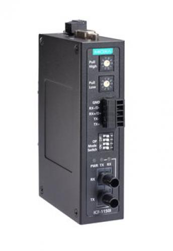 MOXA ICF-1150I-M-ST-T 実業用RS-232C/422/485⇒マルチ流行り物 衣料繊維変換器(ST繋ぎ)、2KV孤立化、Tひな形