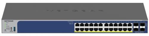 NETGEAR GS728TXP-300JPS GS728TXPv3 ギガ24ポート SFP+x4 アップリンク PoE+対応スマートクラウドスイッチ