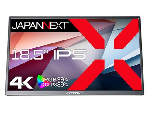 【法人様宛限定】JAPANNEXT JN-MD-IPS185UHDR 液晶ディスプレイ 18.5型/3840×2160/HDMI×1、USB-C×2/ブラック/スピーカー有/2年保証|ISダイレクト店