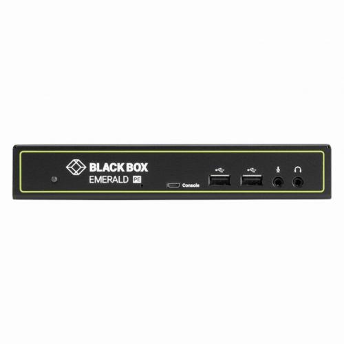 ブラックボックス EMD2000PE-R-P KVMエクステンダー Emerald PE IP-KVM 受信システム (DVIx1 USBx1 1000BASE-Tx1 SFPx1 PoE)