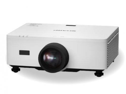 【法人様宛限定】シャープ XP-P721Q-W レーザープロジェクター/ViewLight/プロフェッショナルモデル/DLP/7200lm/3840×2160/ホワイト/レンズ内蔵/スピーカー有/メーカー無償3年保証/センドバック修理対応