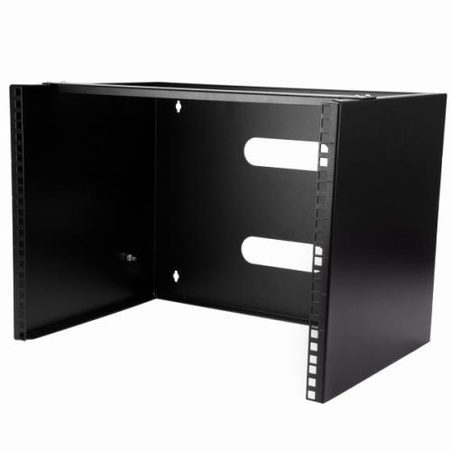 StarTech.com WALLMOUNT8 スチール写真製ラックマウントブラケット(19in/8U/奥ぶかさ12in)網状組織/仕合わせマウント設備相応う耐荷重20kg