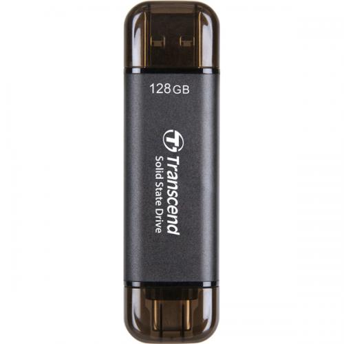 Transcend TS128GESD310C ESD310 スティック型SSD USB 10Gbps 128GB ブラック