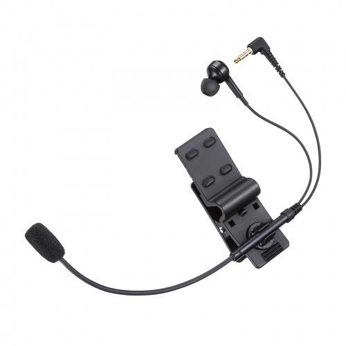 サンワサプライ MM-WGS4-HS4 ヘルメット用イヤホンマイク(ガイドシステム用)|ISダイレクト店