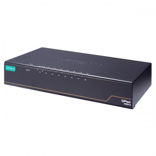MOXA UPort 1650I-8-G2-T 8界面 RS-232/422/485 USB 3.2- 禾穀類変換器、-40～75℃、2kV不成立保護すること