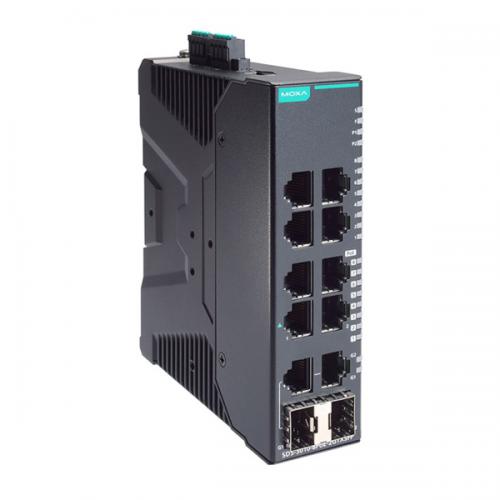 MOXA SDS-3010-8POE-2GTXSFP 8PoE+界面付き添い人 加工用 8+2ギガビット界面 スマートイーサネットスイッチ