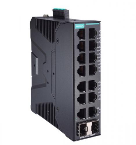 MOXA SDS-3016-2GSFP-T 実業用 14+2G界面 ギガビット スマートイーサネットスイッチ