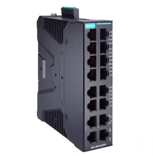 MOXA SDS-3016-2GTX 加工用 14+2G界面 ギガビット スマートイーサネットスイッチ