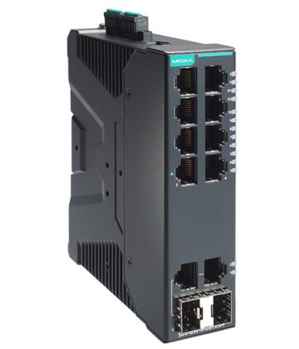 MOXA SDS-G3010-2GTXSFP-T 実業用 10界面 フルギガビット スマートイーサネットスイッチ (広広とした気温ひな形)