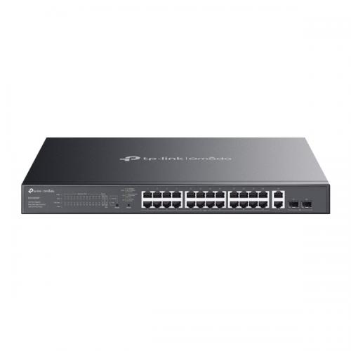 TP-LINK ES228GMP(un) Omada ×28 イージーマネージスイッチ(PoE+ポート×24搭載)
