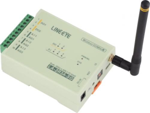 LINEEYE LA-2R3A-SG 920MHz 無線LAN接続型アナログIOユニット アナログ入力3点/リレー出力2点
