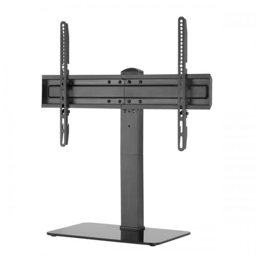 グリーンハウス GH-TVSBL-BK 耐荷重40kg 37-70インチ用大型テレビ用テーブルトップテレビスタンド