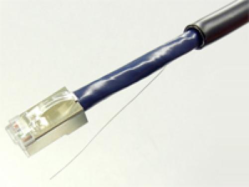 エイム電子 C6XT-OD-STP-BK-30 カテゴリ6 STP 屋外用ケーブル 単線 1000BASE-Tクロス 黒 30m