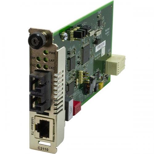 Transition C2110-1014 100Base-FX/100Base-TX(RJ-45)/SC/シングル流行り物/1310航空マイル/20粁