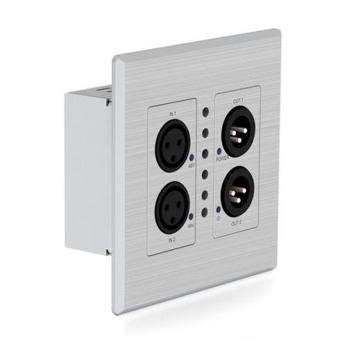 ADTECHNO DA22XLR-WP-US ウォールプレート型 XLR Dante コンバータ