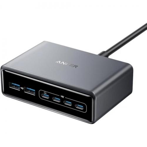 【法人様宛限定】ANKER A2683N41 Anker Prime Charger (200W 6 Ports GaN) 【PSE技術基準適合/USB PD対応】 シルバー|ISダイレクト店