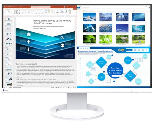 EIZO(エイゾー) EV2720S-WT 液晶ディスプレイ 27型/2560&times;1440/HDMI、DisplayPort、USB Type-C/ホワイト/スピーカー：あり｜ISダイレクト店